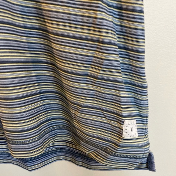 Linksoul Golf Men’s Premium Striped Polo Shirt XXL Tempus Fugit Luxury Cotton - Picture 3 of 5